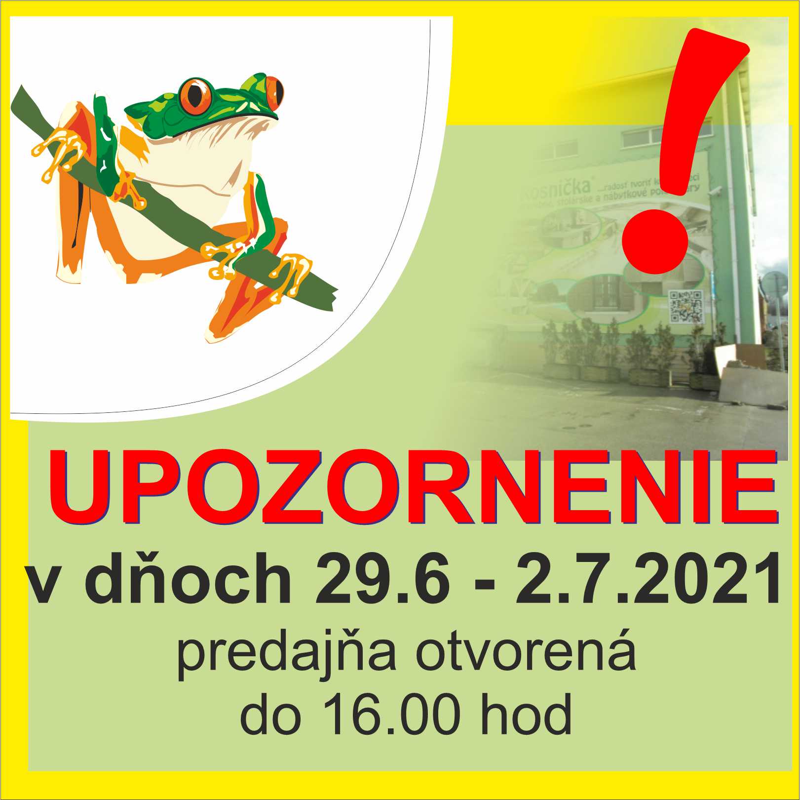 UPOZORNENIE