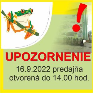 UPOZORNENIE