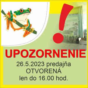 UPOZORNENIE